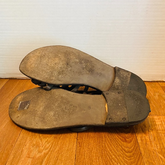 Ash, Italy, Hand Made Women's Brown Leather Strappy Sandals, 40 / 9. - Picture 5 of 8